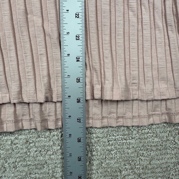 Eileen Fisher Tunic Top Women's XL Pink Ribbed‎ Knit Sleeveless Capsule Minimal - Picture 6 of 7